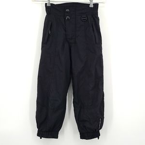 Black bear XS Black zipper snap front snow pants zipper pockets winter warm